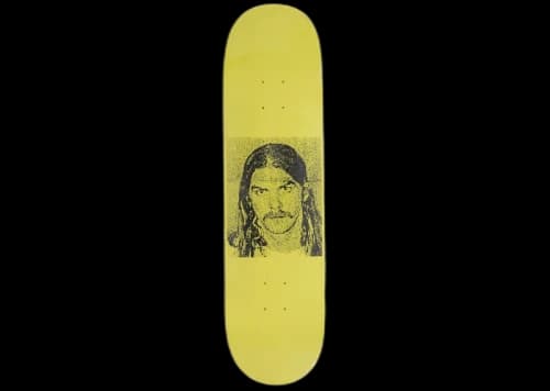 Supreme Dash Snow Skateboard Deck Yellow