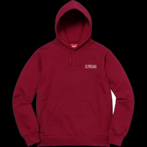 Supreme Decline Hooded Sweatshirt Cardinal