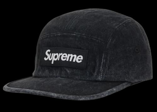 Supreme Denim Camp Cap SS24 Black