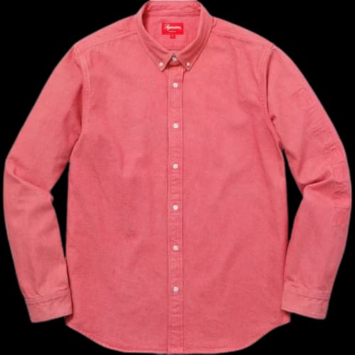Supreme Denim Shirt Pink