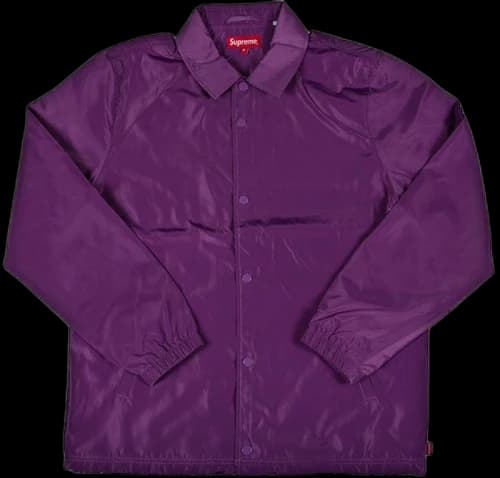 Supreme Digi Coaches Jacket Purple
