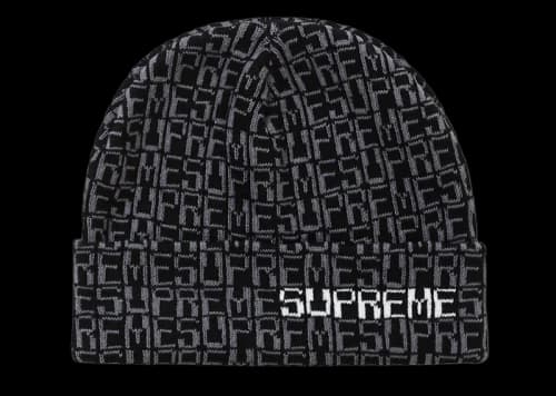 Supreme Digital Beanie Black