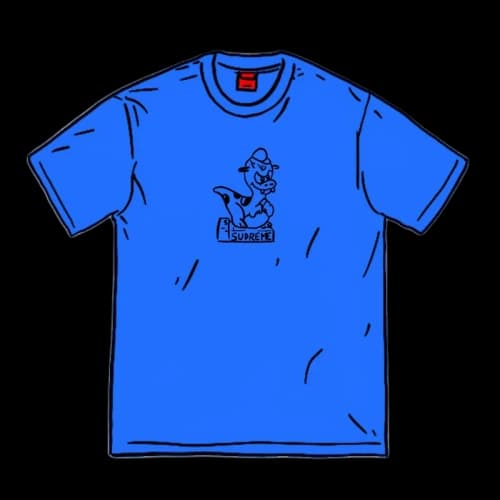Supreme Dinosaur Tee Royal