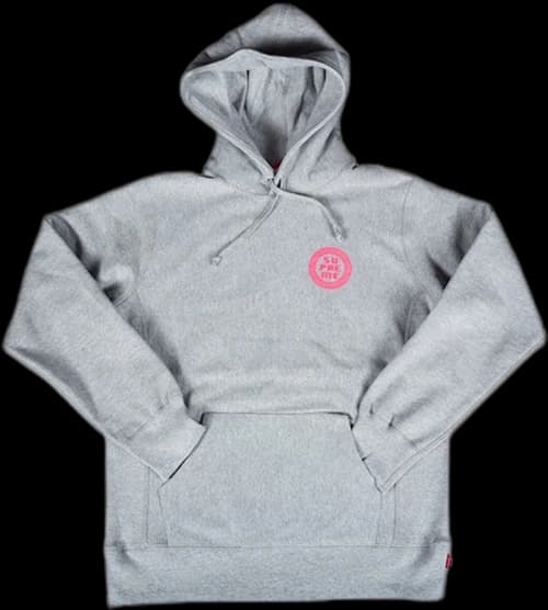 Supreme Disrupt Hooded Sweatshirt Grey