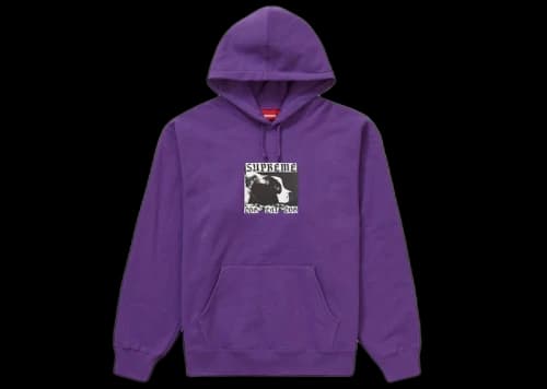 Supreme Dog Eat Dog Hooded Sweatshirt Purple