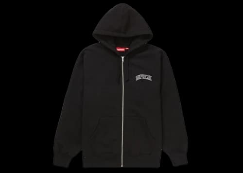 Supreme Doughboy Zip Up Hooded Sweatshirt Black