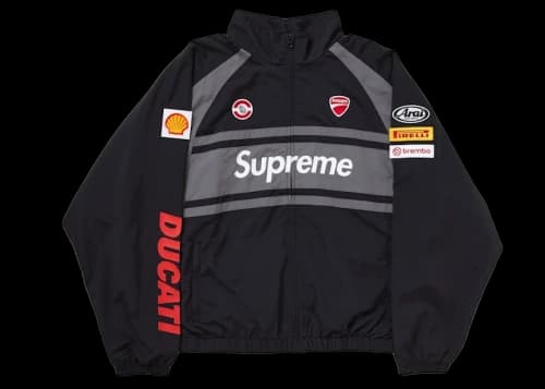 Supreme Ducati Track Jacket Black