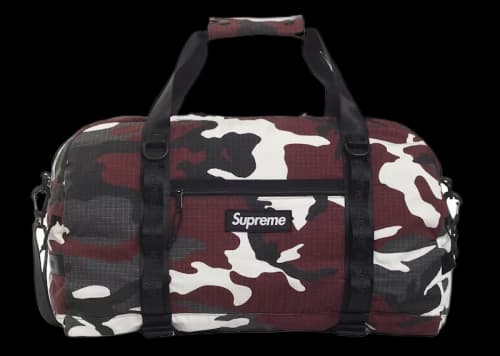 Supreme Duffle Bag (SS26) Red Camo