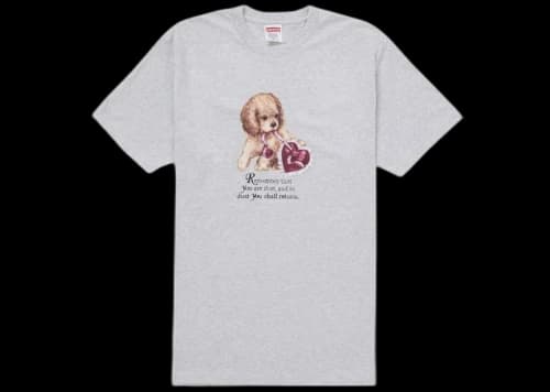 Supreme Dust Tee Ash Grey