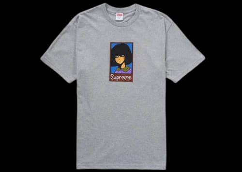 Supreme Emo Tee Heather Grey