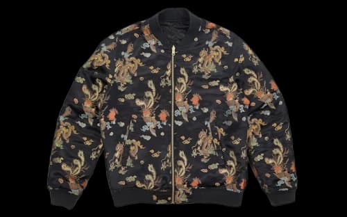 Supreme Emperor Reversible Bomber Jacket Black
