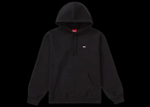 Supreme Enamel Small Box Hooded Sweatshirt Black