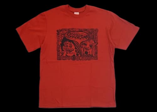 Supreme Faces Tee Red