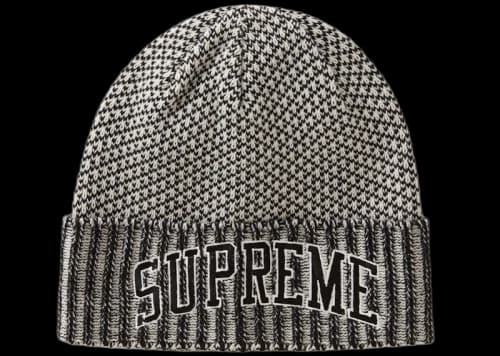 Supreme Fair Isle Beanie Black