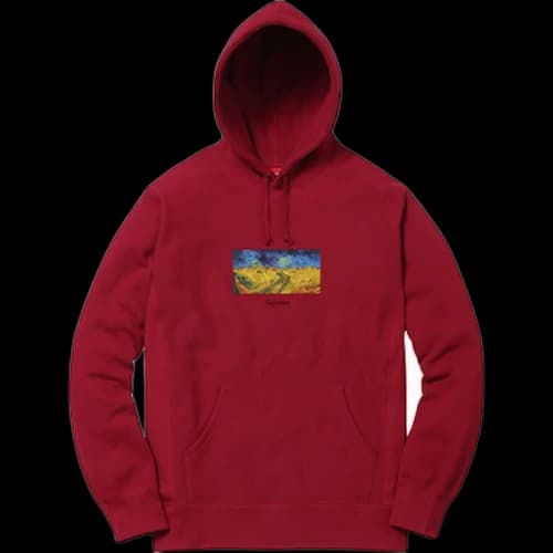 Supreme Field Hooded Sweatshirt Cardinal