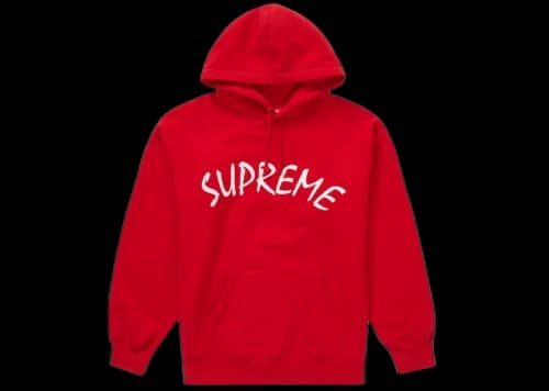 Supreme FTP Arc Hooded Sweatshirt Red