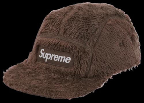 Supreme Fuzzy Camp Cap Brown