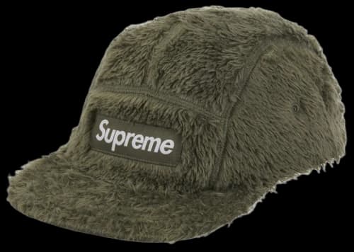 Supreme Fuzzy Camp Cap Moss