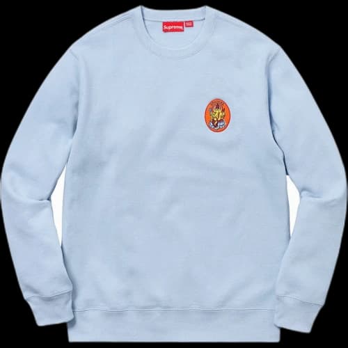 Supreme Ganesh Crewneck Light Blue