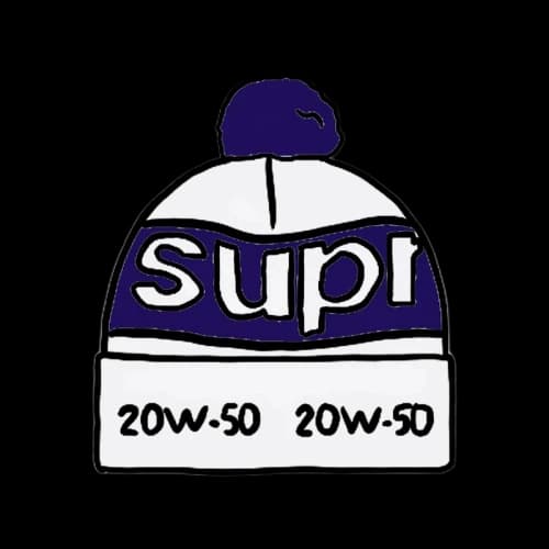 Supreme Garage Beanie White