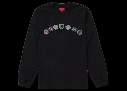 Supreme Geo Arc L/S Top Black
