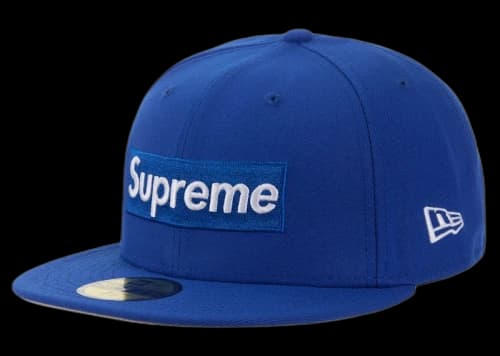Supreme Ghostface Box Logo New Era 59Fifty Cap Blue