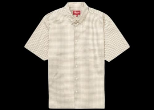 Supreme Gingham S/S Shirt Tan