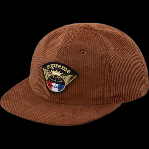 Supreme Global Corduroy 6-Panel Brown
