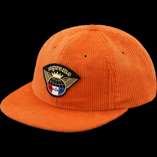 Supreme Global Corduroy 6-Panel Orange
