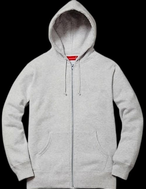 Supreme Gonz Butterfly Zip Up Sweat Grey