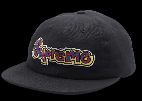 Supreme Gonz Logo 6-Panel Black