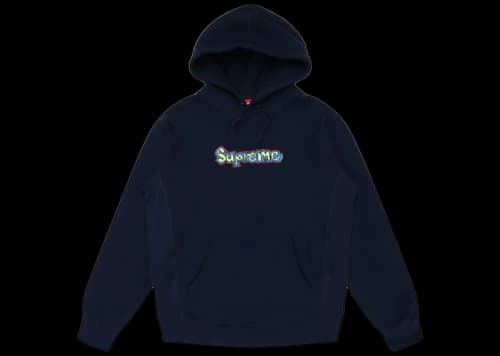 Supreme Gonz Logo Hooded Sweatshirt Navy
