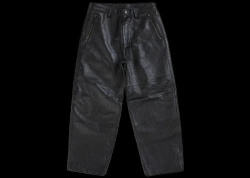 Supreme GORE-TEX Ostrich Embossed Leather Pant Black