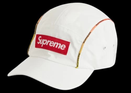 Supreme Gradient Piping Camp Cap White