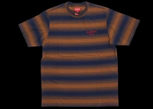 Supreme Gradient Striped S/S Top Brown