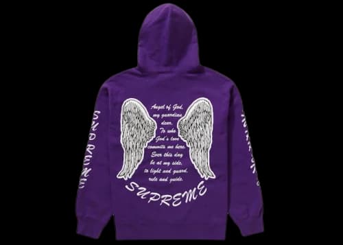 Supreme Guardian Hooded Sweatshirt Purple