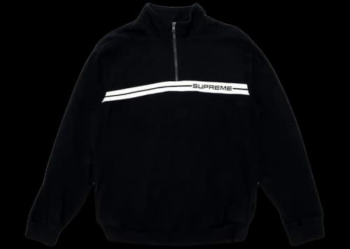 Supreme Half Zip Warm Up Black