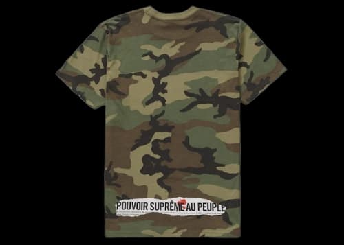 Supreme Headline Tee Woodland Camo