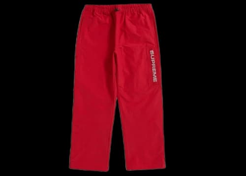 Supreme Heavy Nylon Pant Red