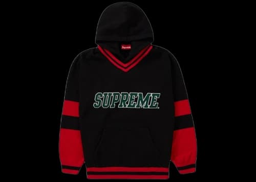 Supreme Hockey Hooded Sweatshirt Black