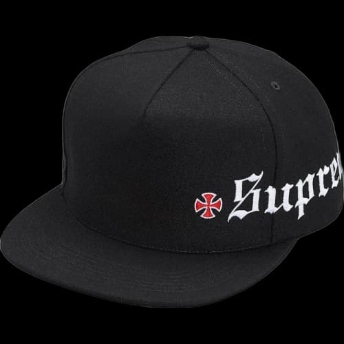 Supreme Independent Old English 5-Panel Black