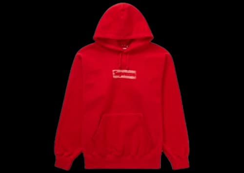 Supreme Inside Out Box Logo Hooded Sweatshirt Red