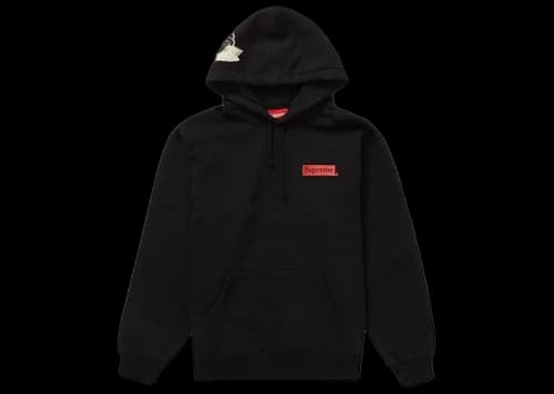 Supreme Instant High Patches Hooded Sweatshirt Black