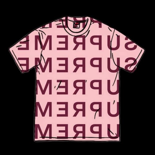 Supreme Intarsia S/S Top Pink