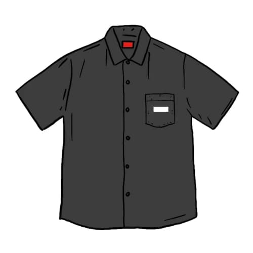 Supreme Invert Denim S/S Shirt Black