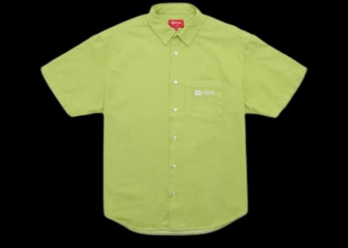 Supreme Invert Denim S/S Shirt Lime