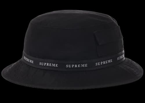 Supreme Jacquard Logo Taping Crusher Black