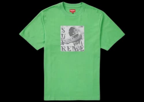 Supreme Javelin Label S/S Top Green
