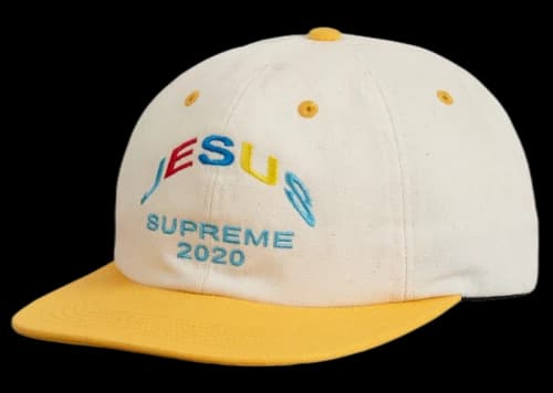 Supreme Jesus 6-Panel Yellow