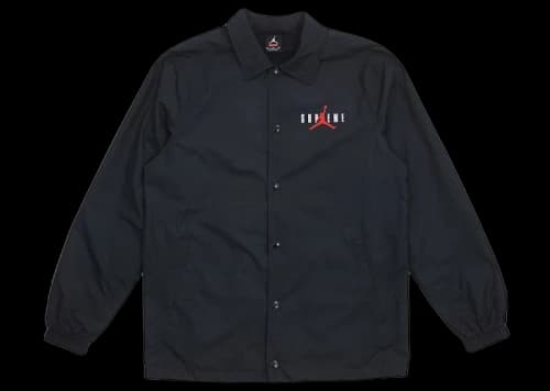 Supreme Jordan Coaches Jacket Black